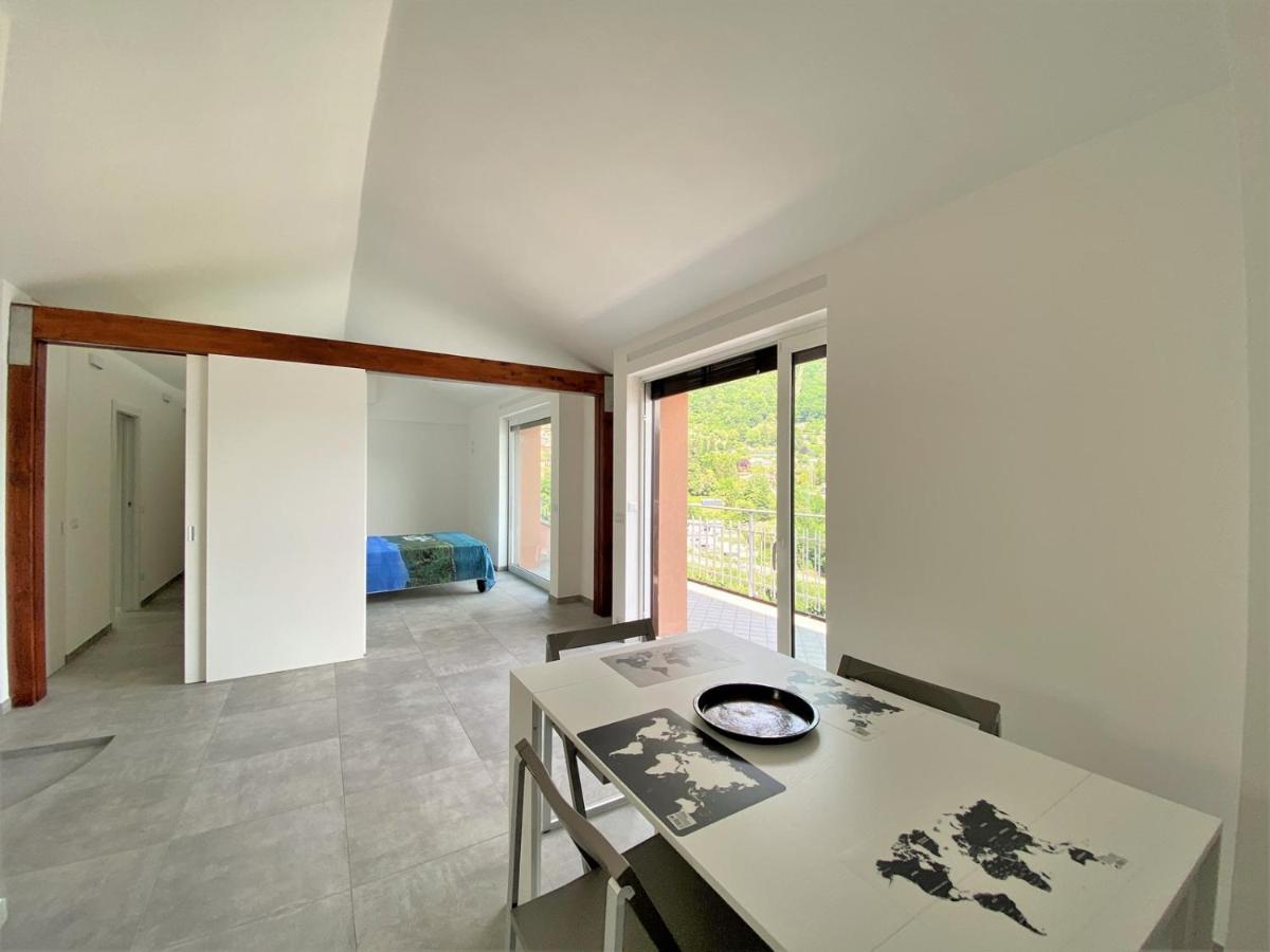 La Rondinella - Loft With Fantastic View On Lake Como Lejlighed Argegno Eksteriør billede