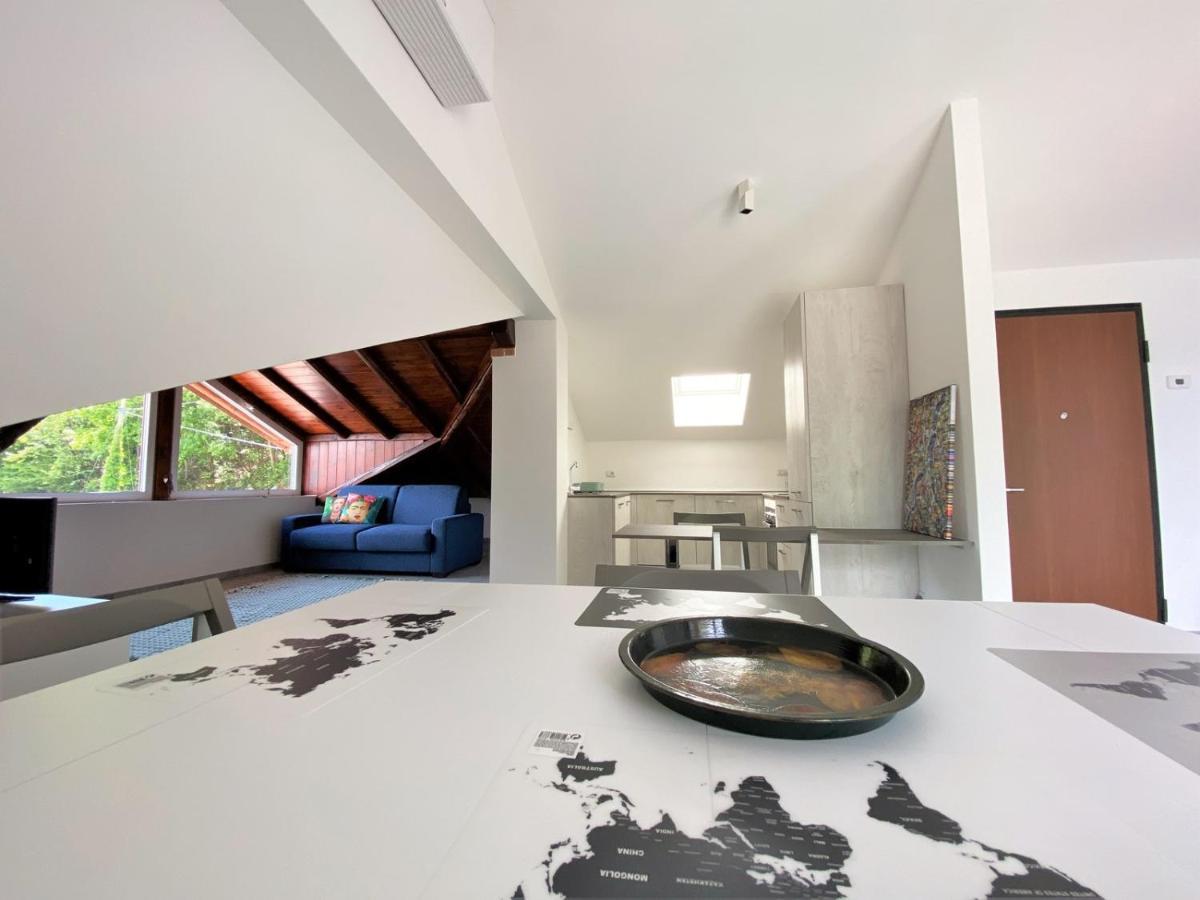 La Rondinella - Loft With Fantastic View On Lake Como Lejlighed Argegno Eksteriør billede