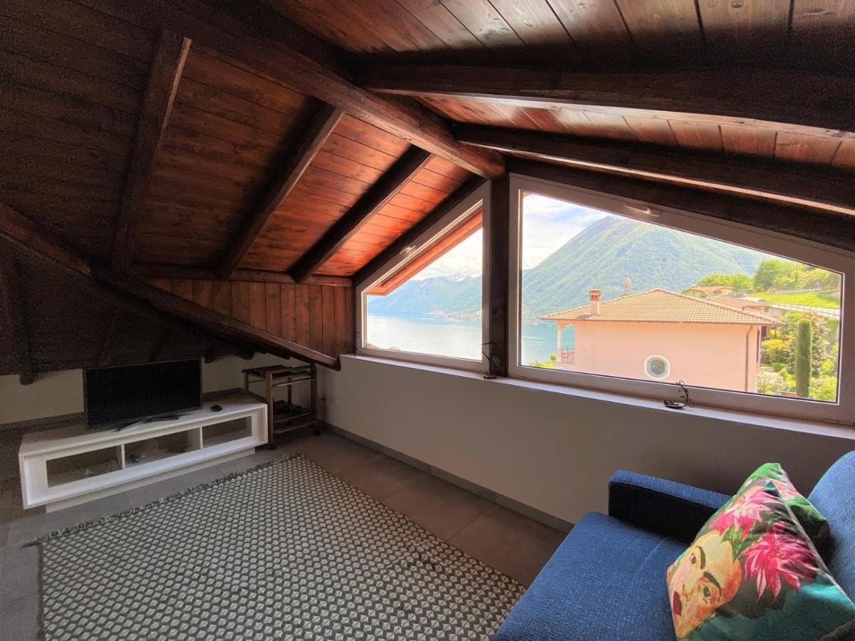 La Rondinella - Loft With Fantastic View On Lake Como Lejlighed Argegno Eksteriør billede