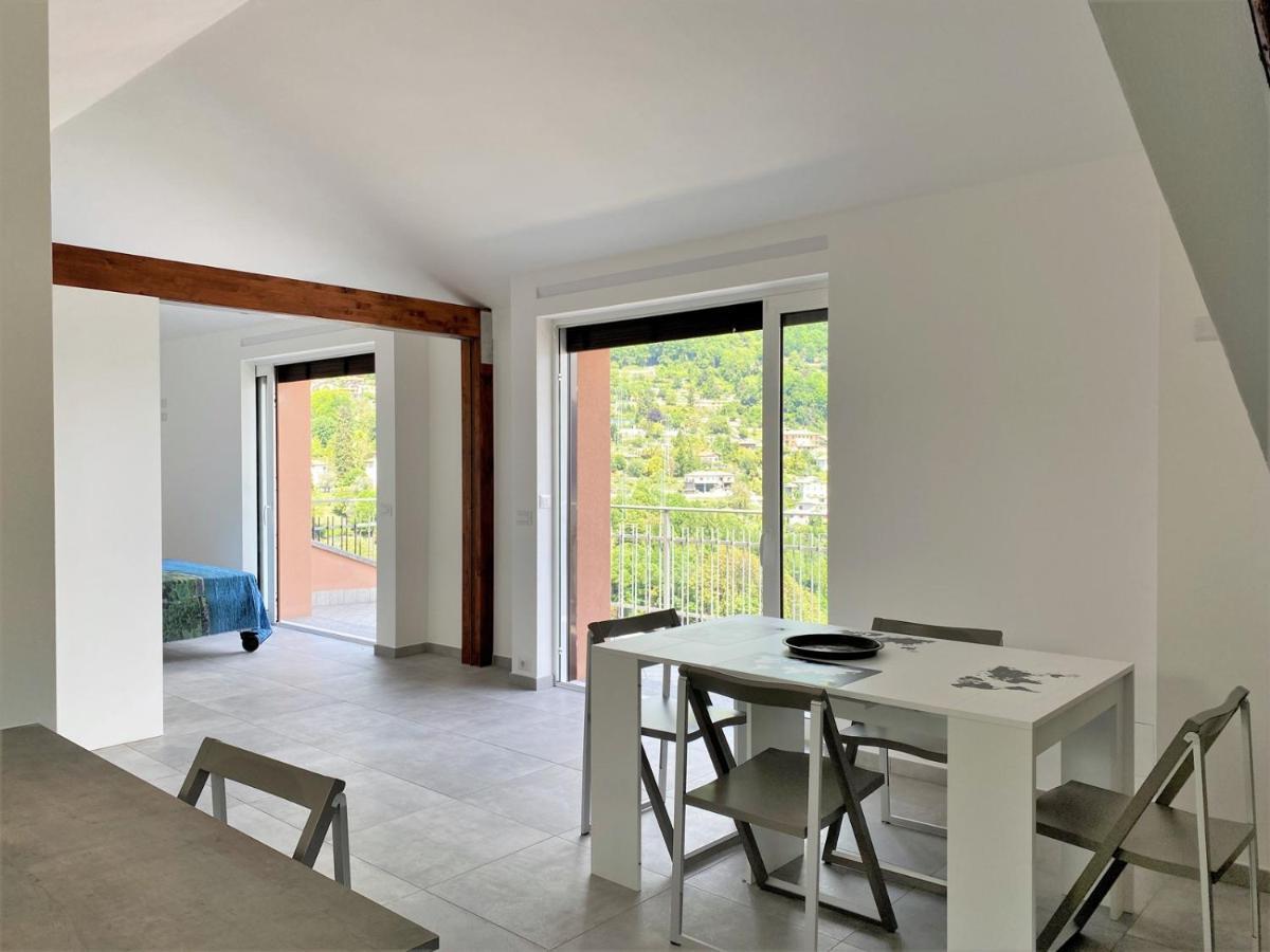 La Rondinella - Loft With Fantastic View On Lake Como Lejlighed Argegno Eksteriør billede