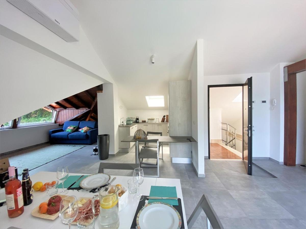 La Rondinella - Loft With Fantastic View On Lake Como Lejlighed Argegno Eksteriør billede