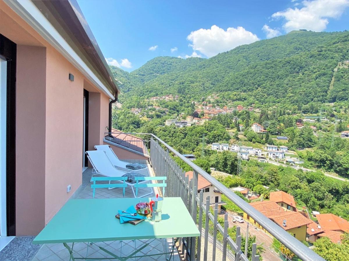 La Rondinella - Loft With Fantastic View On Lake Como Lejlighed Argegno Eksteriør billede
